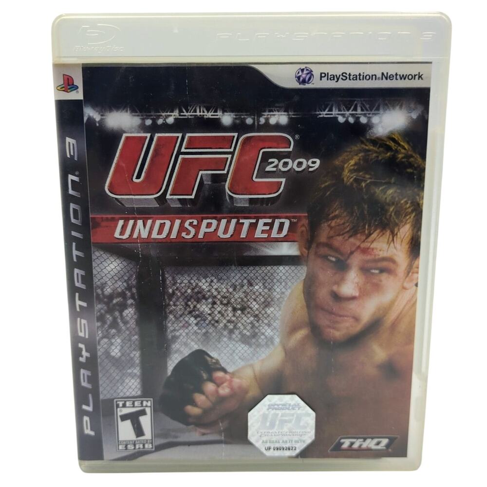 UFC 2009 Undisputed PlayStation 3 Video Game Fighting MMA Multiplayer Complete